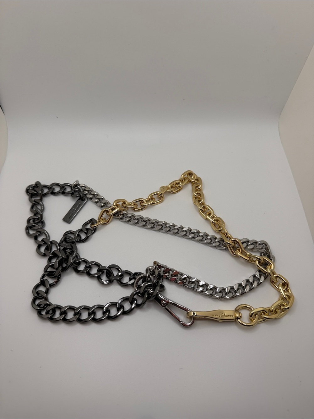 Marc Jacobs multi color hardware chain bag strap